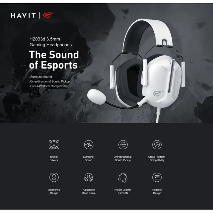 Gaming Headset with Microphone Havit H2033d - Гейминг Слушалки<<<Компютър Игри<<<Компютри|