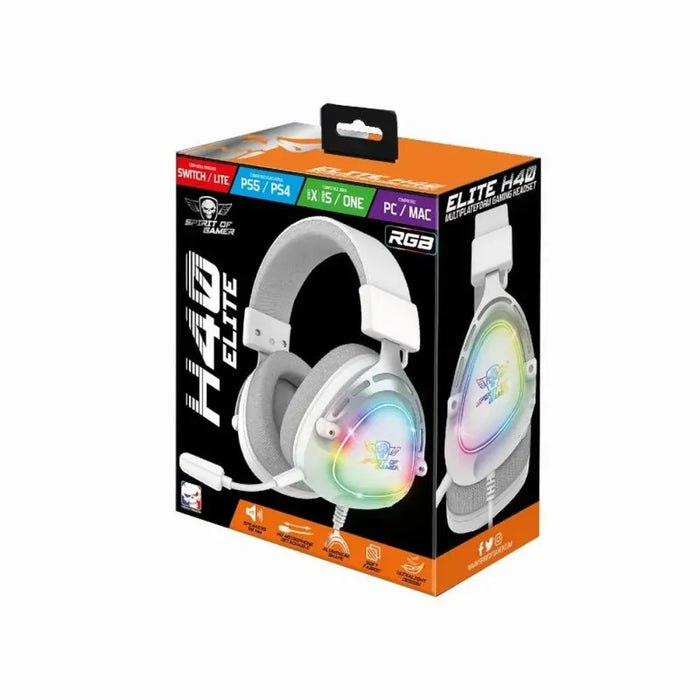 Gaming Headset with Microphone Spirit of Gamer Elite H-40 - Компютър Игри<<<Компютри| Електроника<<<BigBuy&&&Гейминг