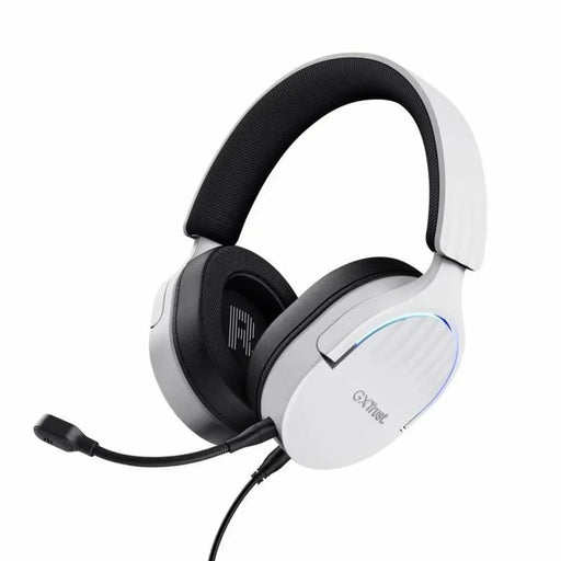 Gaming Headset with Microphone Trust GXT 490 White Black Multicolour Black/White - Електроника Периферни и резервни