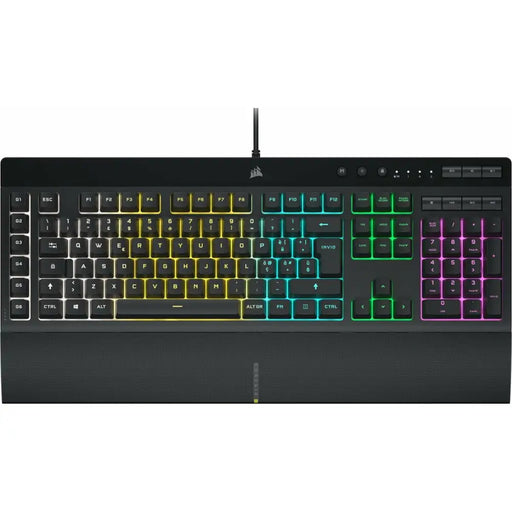 Gaming Keyboard Corsair K55 RGB PRO Black Spanish Qwerty - Компютър Игри<<<Компютри| Електроника<<<BigBuy&&&Gaming
