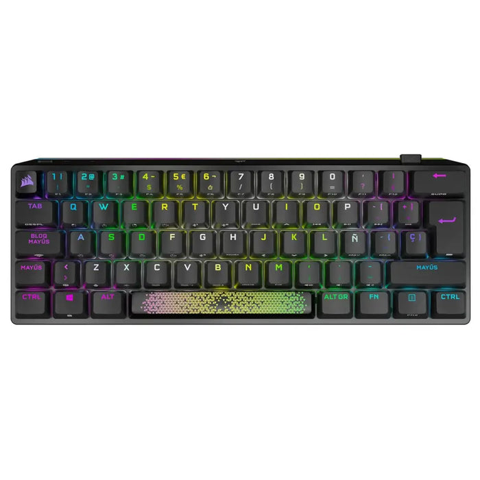 Gaming Keyboard Corsair K70 Pro Mini Spanish Qwerty Black - Електроника Периферни и резервни части<<<Компютри|