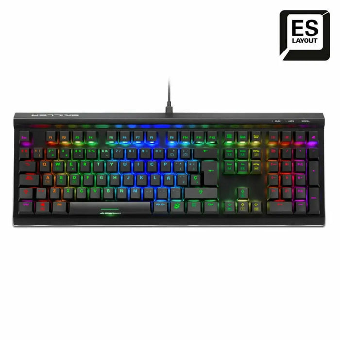 Gaming Keyboard Sharkoon SKILLER SGK60 RGB Black Spanish Qwerty - Компютър Игри<<<Компютри|