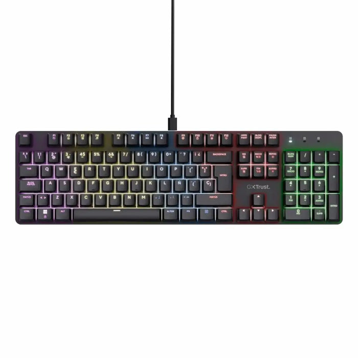 Gaming Keyboard Trust 25682 Black Spanish Qwerty - Компютър Игри<<<Компютри| Електроника<<<BigBuy&&&Gaming