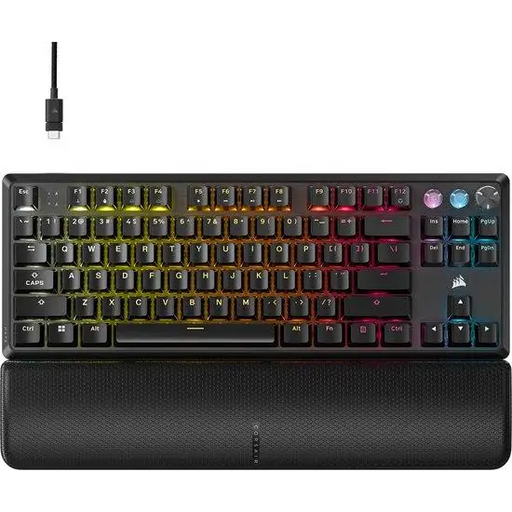 Gaming mechanical keyboard Corsair K70 PRO TKL RGB MGX Hyperdrive magnetic switches - Геймърски клавиатури<<<Геймърска