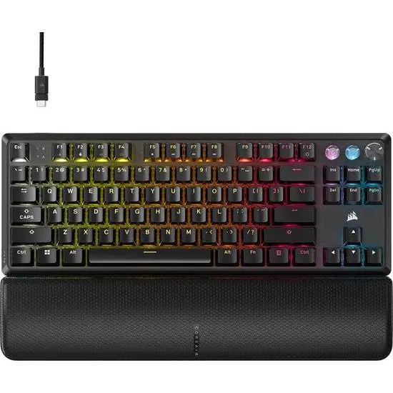 Gaming mechanical keyboard Corsair K70 PRO TKL RGB MGX Hyperdrive magnetic switches - Геймърски клавиатури<<<Геймърска