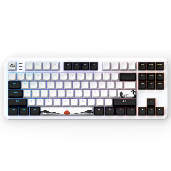 Gaming Mechanical Keyboard Dark Project 87 Fuji V2 RGB TKL - G3MS Sapphire Switches ABS - Геймърски