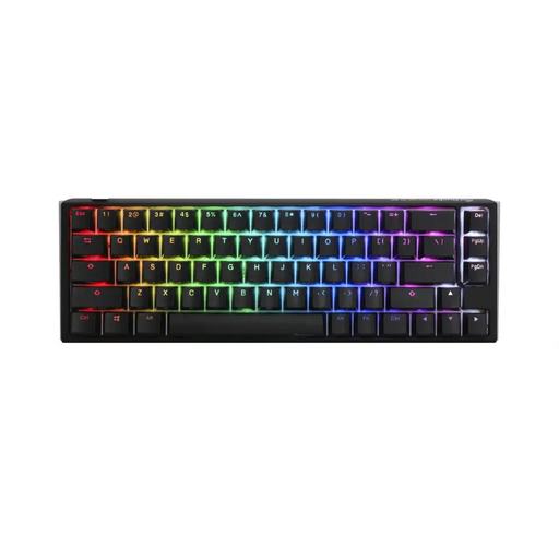 Gaming Mechanical Keyboard Ducky One 3 Classic SF 65% Hotswap Cherry MX Clear RGB PBT Keycaps - Геймърски