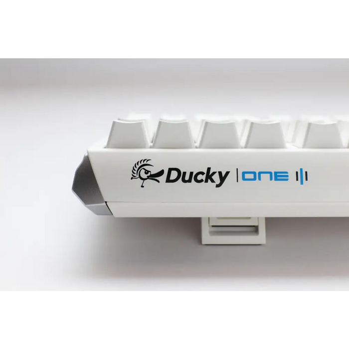 Gaming Mechanical Keyboard Ducky One 3 Pure White Full Size Hotswap Cherry MX Blue RGB PBT Keycaps - Геймърски
