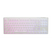 Gaming Mechanical Keyboard Ducky One 3 Pure White TKL Hotswap Cherry MX Blue RGB PBT Keycaps - Геймърски