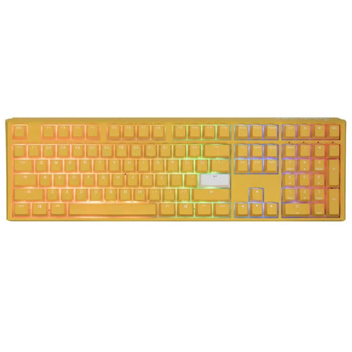Gaming mechanical keyboard Ducky One 3 Yellow Full-Size Cherry MX Silver - Геймърски клавиатури<<<Геймърска
