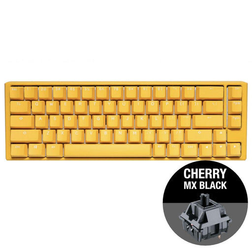 Gaming mechanical keyboard Ducky One 3 Yellow SF 65 Cherry MX Black switches - Геймърски клавиатури<<<Геймърска