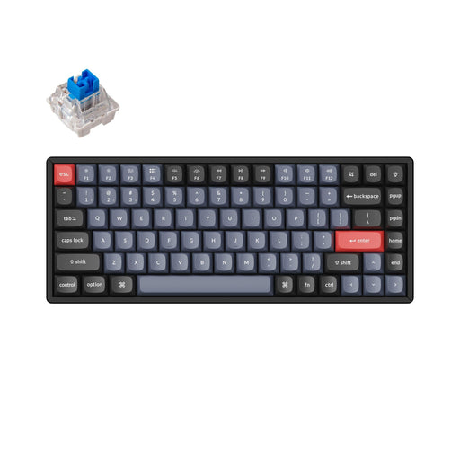 Gaming mechanical keyboard Keychron K2 Pro Hot-Swappable Keychron K Pro Mechanical Blue Switch RGB Backlight Aluminum