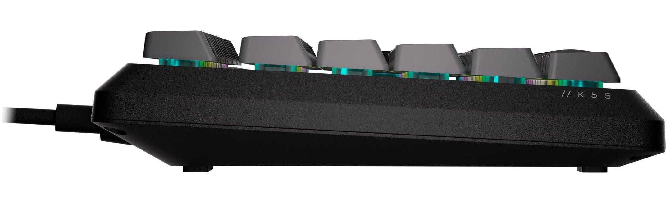 Gaming membrane keyboard Corsair K55 Core RGB - Гейминг мишки и клавиатури<<<Аксесоари за