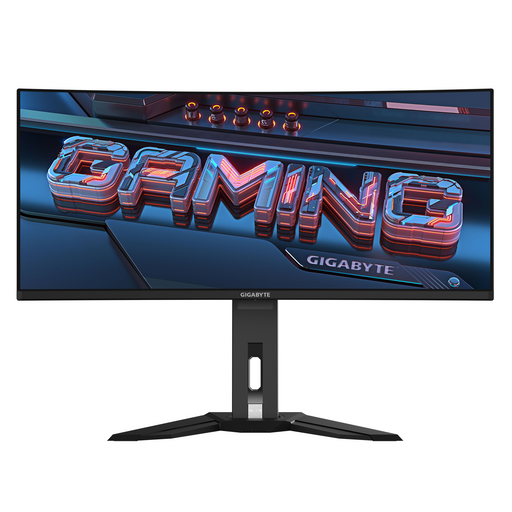 Gaming monitor GIGABYTE MO34WQC2,QD-OLED WQHD(3440x1440) 240Hz 0.03ms Vesa ClearMR 13000 HDR 400 KVM - Монитори и
