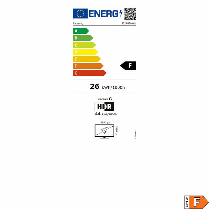 Gaming Monitor Samsung LS27FG904XUXEN 4K Ultra HD 27’’ - Електроника Периферни и резервни части<<<Компютри|