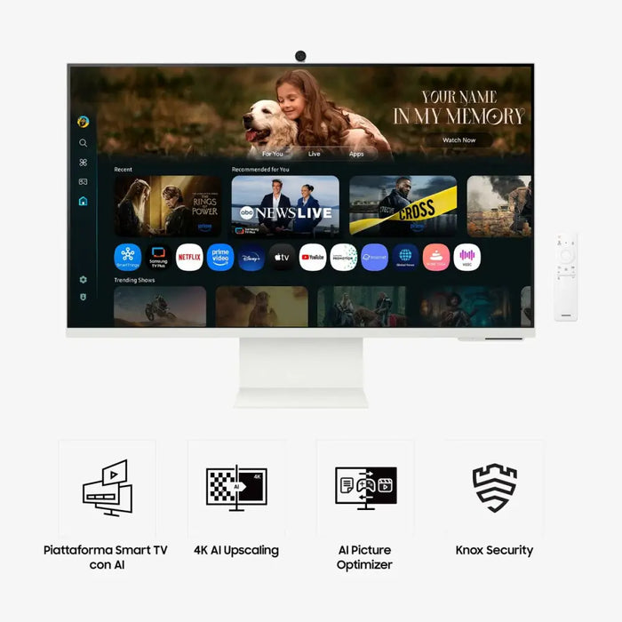 Gaming Monitor Samsung M8 M80F S32FM801UU 4K Ultra HD 32’’ - Монитори<<<Електроника Периферни и резервни