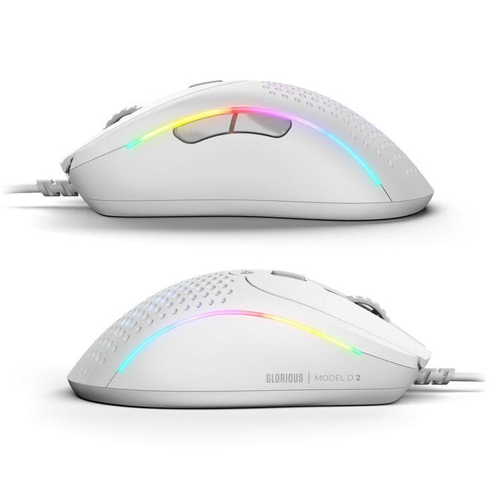 Gaming mouse Glorious Model D 2 (Matte White) - Геймърски мишки<<<Геймърска периферия<<<ValiAPI&&&Gaming