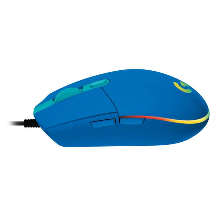 Gaming Mouse Logitech G102 LightSync RGB Optical Wired USB Blue - Gaming