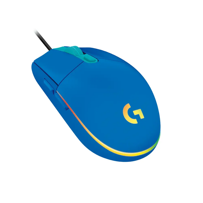 Gaming Mouse Logitech G102 LightSync RGB Optical Wired USB Blue - Gaming