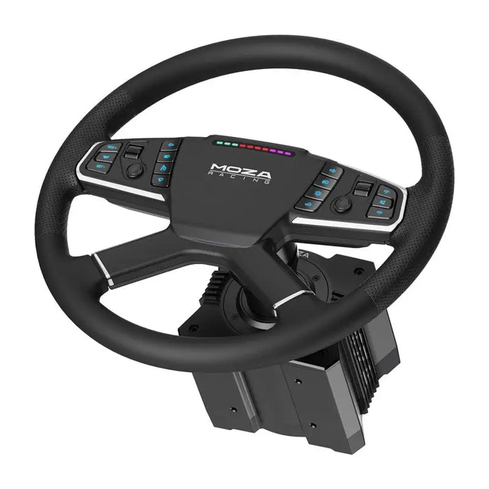 Gaming set - R5 base + TSW truck steering wheel + SRP-Lite pedals + Moza Racing RS071 clamps (PC) - Racing