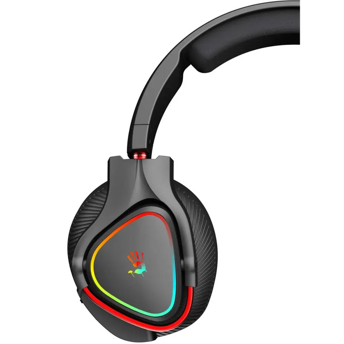 Gaming wireless headphones A4TECH Bloody MR710 Bluetooth v5.0 2.4Ghz RGB Microphone Black - Геймърски