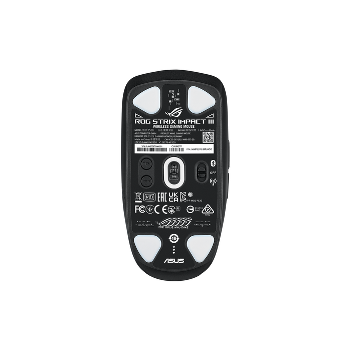 Gaming wireless mouse ASUS ROG Strix Impact III - Mouse<<<ASUS компоненти за компютри<<<ASUS<<<PolyComp&&&Гейминг мишки