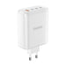 GaN Dudao A140EU USB-A / 3xUSB-C PD 140W charger - white - Cell phone USB charger<<<HurtelXML