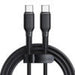 GaN Mcdodo CH-1543 network charger 2x USB-C 1x USB 67W + USB-C to USB-C 2m cable (black) - mains