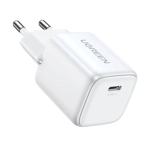 GaN USB C 30W PD Ugreen Nexode Mini fast charger - white - Cell phone USB charger<<<HurtelXML