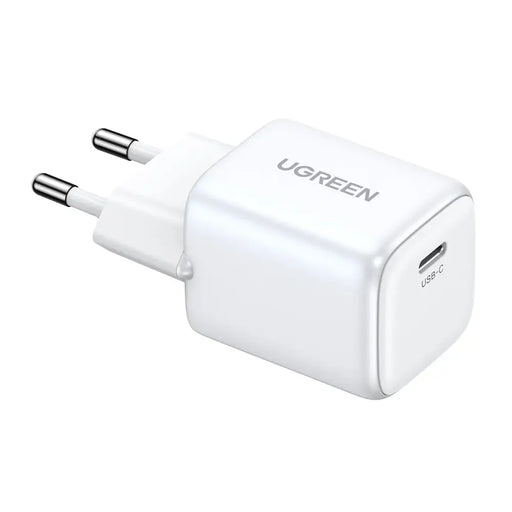 GaN USB C 30W PD Ugreen Nexode Mini fast charger - white - Cell phone USB charger<<<HurtelXML