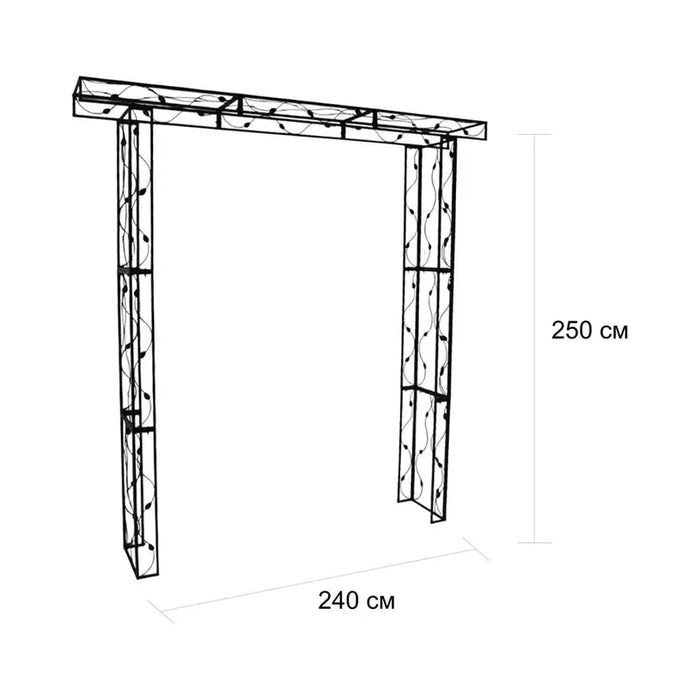 GARDEN ARCH 240X40X250CM GARDEN STAR HD-10506 - Арки стойки и лехи<<<Саксии кашпи и цветарници<<<Градина<<<Praktiker