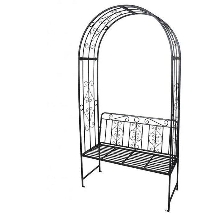 GARDEN ARCH WITH BENCH 230X121X53CM X77000120 - Арки стойки и лехи<<<Саксии кашпи и цветарници<<<Градина<<<Praktiker