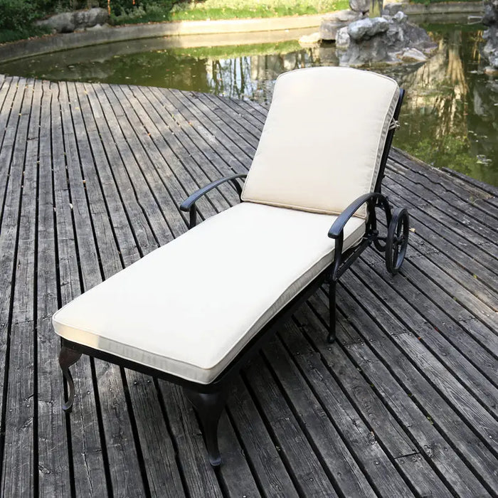GARDEN CHAIR RICHMOND 202X59X30CM HOME DECOR HD- 9904 - Шезлонги<<<Градински мебели<<<Градина<<<Praktiker