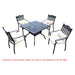 GARDEN CHAIR RICHMOND HOME DECOR HD- 9900 - Столове<<<Градински мебели<<<Градина<<<Praktiker