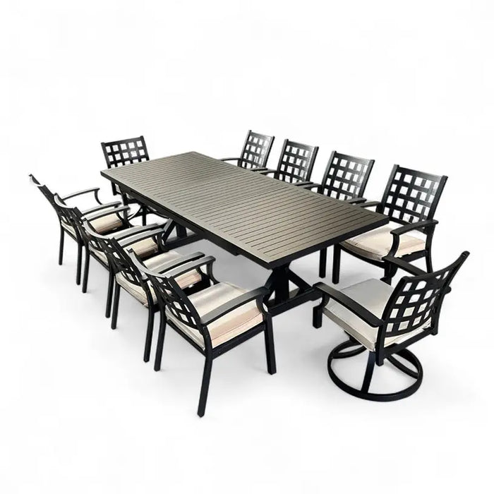 GARDEN DINING SET CAST ALUMINUM RICHMOND HD HD-10838 - Комплекти<<<Градински мебели<<<Градина<<<Praktiker