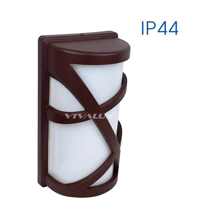 GARDEN FLIGHT E27 IP44 BROWN VIVALUX MAUI - Фасадни тела<<<Външно осветление<<<Осветление<<<Praktiker&&&Фасадни