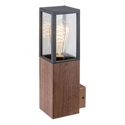 GARDEN FLIGHT E27 IP44 OAK RABALUX WALES - Фасадни тела<<<Външно осветление<<<Осветление<<<Praktiker&&&Фасадни