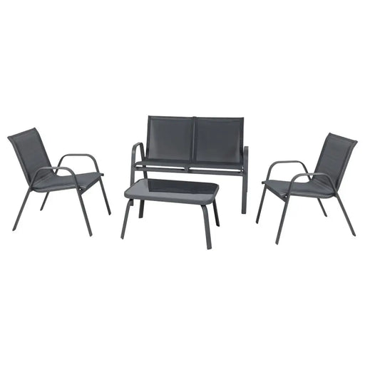 Garden furniture set RIVET black - Garden sofasSOF-OGR<<<Sofas and couchesSOF<<<ActionPL