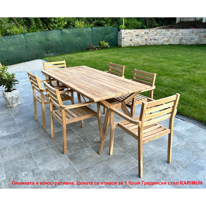 GARDEN KINGS KARIMUN TEAK GARDEN CHAIR