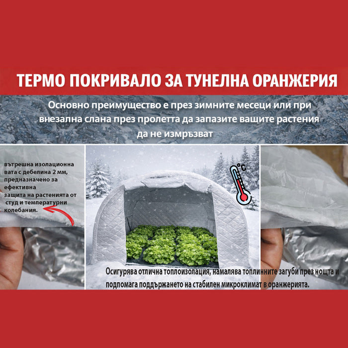 THERMAL COVER GREENHOUSE 450X300X200CM GARDEN KINGS 418222
