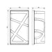 GARDEN LAMP E27 IP44 DARK GRAY VIVALUX MAUI - Фасадни тела<<<Външно осветление<<<Осветление<<<Praktiker&&&Фасадни