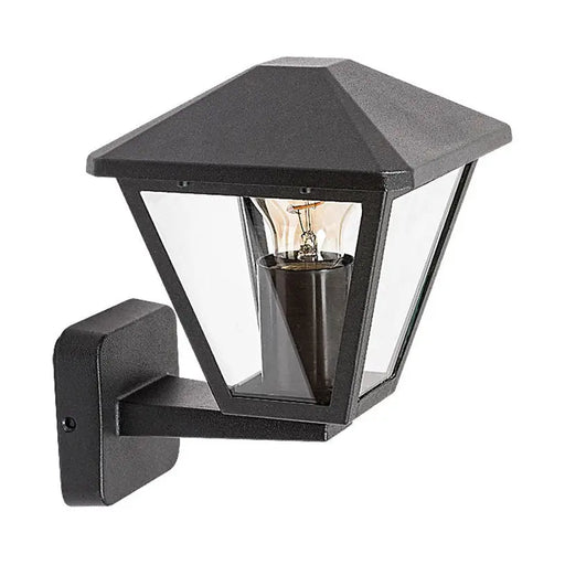 GARDEN LANTERN LOWER BRACKET E27 IP44 BLACK RABALUX PARAVENTO - Градински фенери<<<Външно
