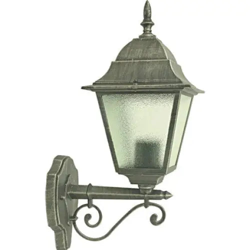 GARDEN LANTERN LOWER BRACKET SILVER PATINA E27 BELIGHT - Градински фенери<<<Външно