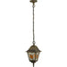GARDEN LANTERN PENDANT GOLD PATINA E27 BELIGHT - Градински фенери<<<Външно