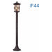 GARDEN LANTERN STANDING 100CM IP44 CAFE VIVALUX JARDIN - Градински фенери<<<Външно