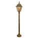 GARDEN LANTERN STANDING 98CM GOLD PATINA E27 BELIGHT - Градински фенери<<<Външно