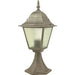 GARDEN LANTERN STANDING SILVER PATINA E27 43CM BELIGHT - Градински фенери<<<Външно