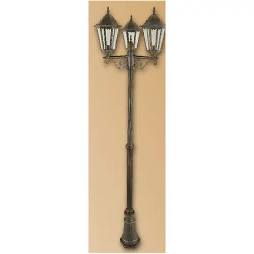 GARDEN LANTERN TRIPLE 3XE27 YELLOW PATINA BELIGHT - Градински фенери<<<Външно