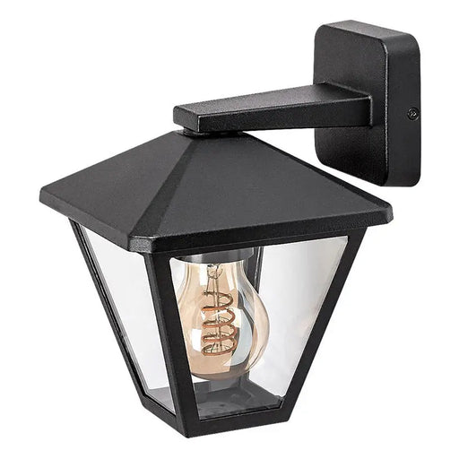 GARDEN LANTERN UPPER BRACKET E27 IP44 BLACK RABALUX PARAVENTO - Градински фенери<<<Външно