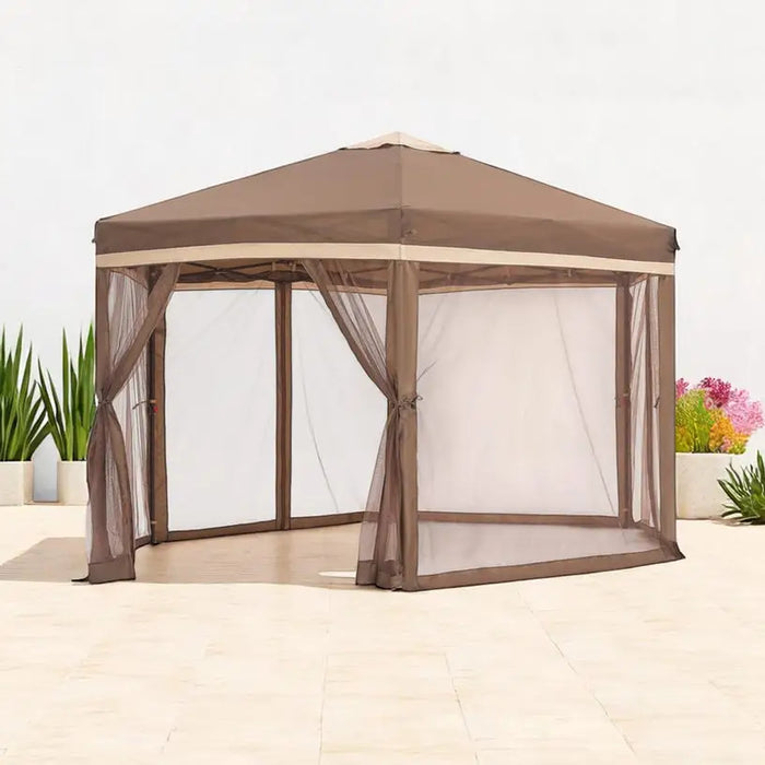 GARDEN POP-UP TENT 339X339X250CM GARDEN STAR HD-10537 - Шатри<<<Чадъри сенници и шатри<<<Градина<<<Praktiker